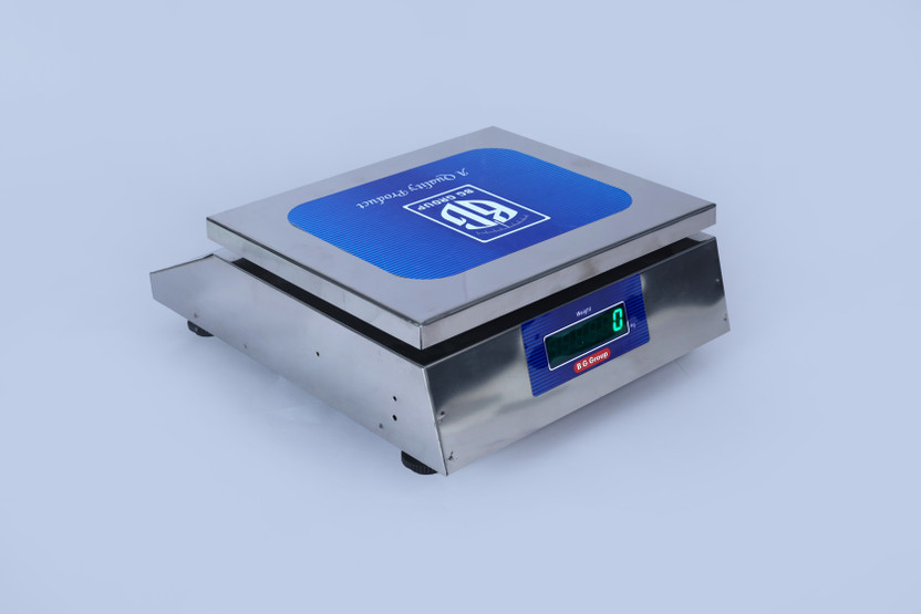 bggroup 40kg x 1g SS CLASSIC Stainless Steel Digital Weighing Scale with Front Weighing Scale(Ivory12)