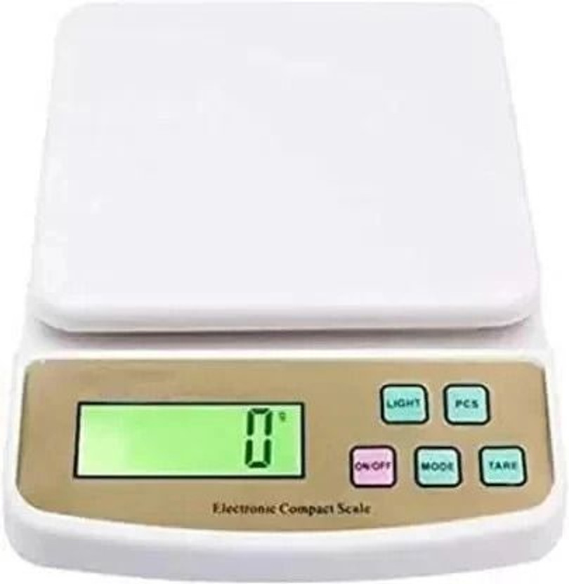 Tenant 400A Electronic Digital 1Gram-10 Kg Weight Scale Lcd Kitchen Weight Scale Machine Measure for measuring fruits,shop,Food,Vegetable,vajan,offer,kata,weight machine Weighing Scale for grocery,kata,taraju,shop,computer kata,tarazu,jewellery,sabzi, Weighing scale Weighing Scale(White)
