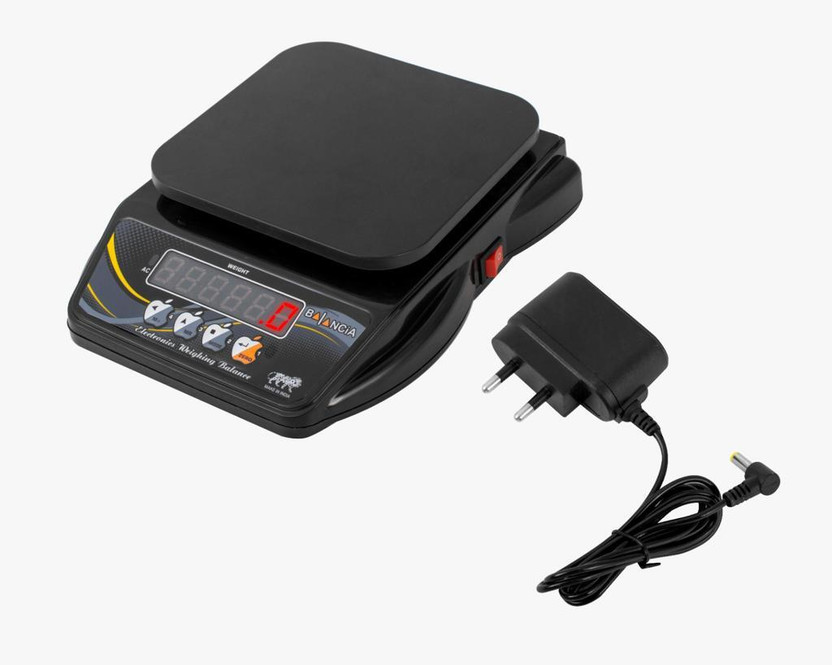SONALEX Weight Machine 10kg Scale Digital For Shop vajan kata Food Cake Vegetable(Black) Weighing Scale(Black)