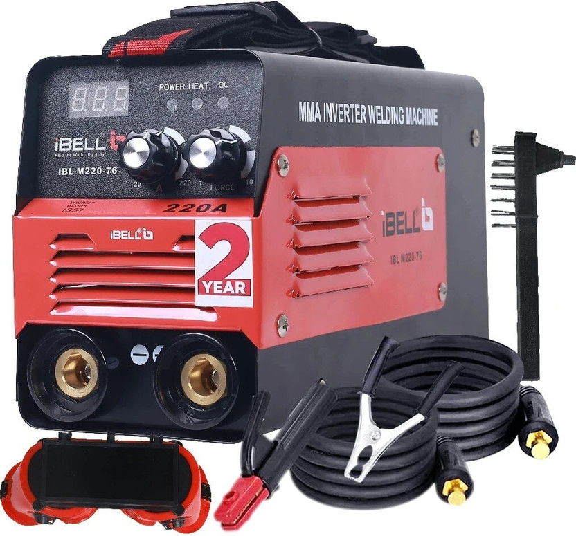 iBELL IBL M220-76 ARC Welding Machine 220A,Portable IGBT Welder,Hot Start, Anti-Stick, Inverter Welding Machine
