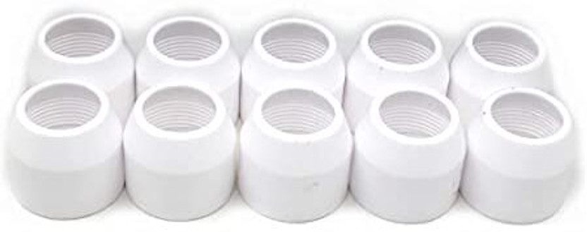 Colorado Ceramic Cap Consumables Fit for Plasma Cutter Torch CUT 80 (Pack of 10) Laser Welding Machine