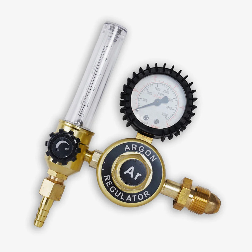 METAPOD Argon Gas Regulator with Flow Meter Heavy Brass ARC Welding Equipment Inverter Welding Machine
