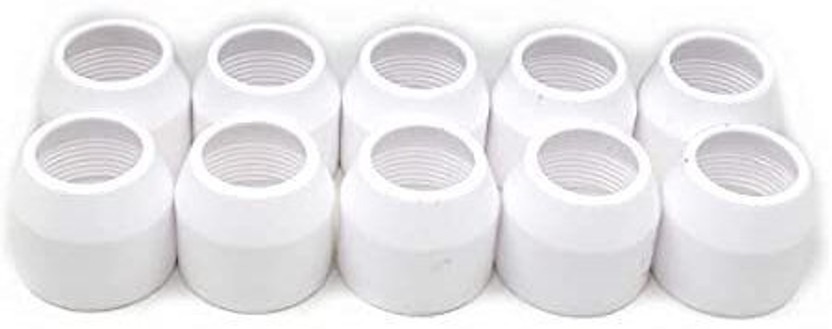 Alaska Ceramic Cap Consumables Fit for Plasma Torch CUT-80 (Pack of 10) Laser Welding Machine