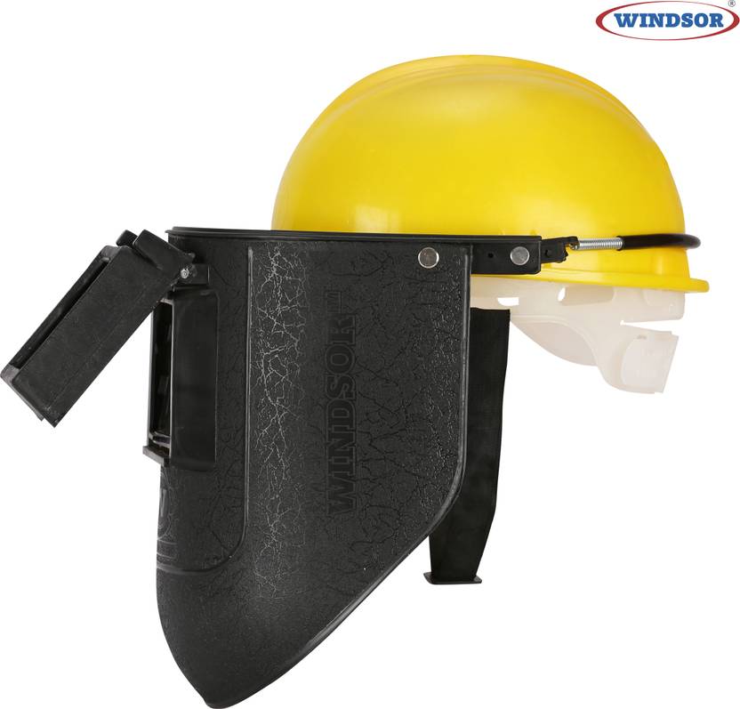 Windsor Spring Loaded Welding Shield with Nape Safety Helmet Welding
