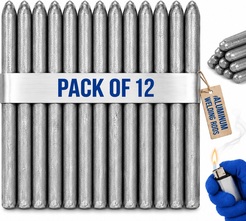 XROCKK 12 pcs Low Temperature Universal Welding Rod,Metal Universal. Welding Rod(Pack of 12)