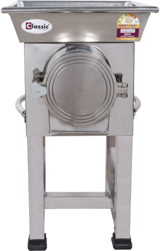 Classic Atta Chakki 2HP Gravy Machine Wet Grinder(silver)