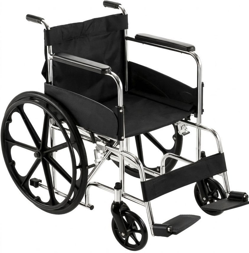 HealthEmate Karma Figher C steel Manual Wheelchair(Attendant-propelled Wheelchair, Self-propelled Wheelchair)