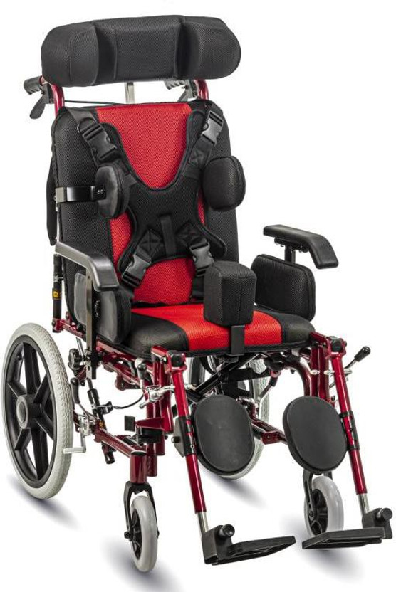 KosmoCare Recliner Junior Reclining Foldable Wheelchair For Cerebral Palsy Children Manual Wheelchair(Attendant-propelled Wheelchair)
