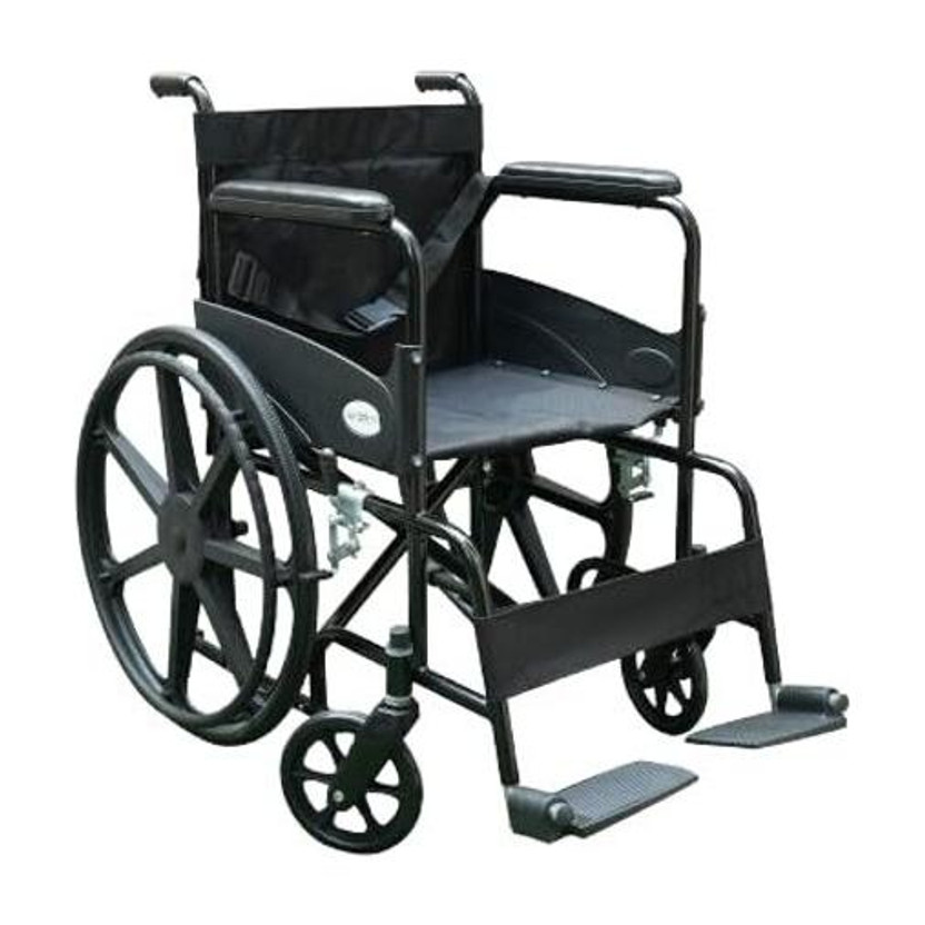 Entros Liberty Foldable for Adults & Patients Manual Wheelchair(Self-propelled Wheelchair)