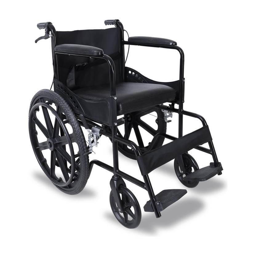 TR commode wheelchair with Self and Attendant Brakes with seat belt Manual Wheelchair(Self-propelled Wheelchair, Attendant-propelled Wheelchair)