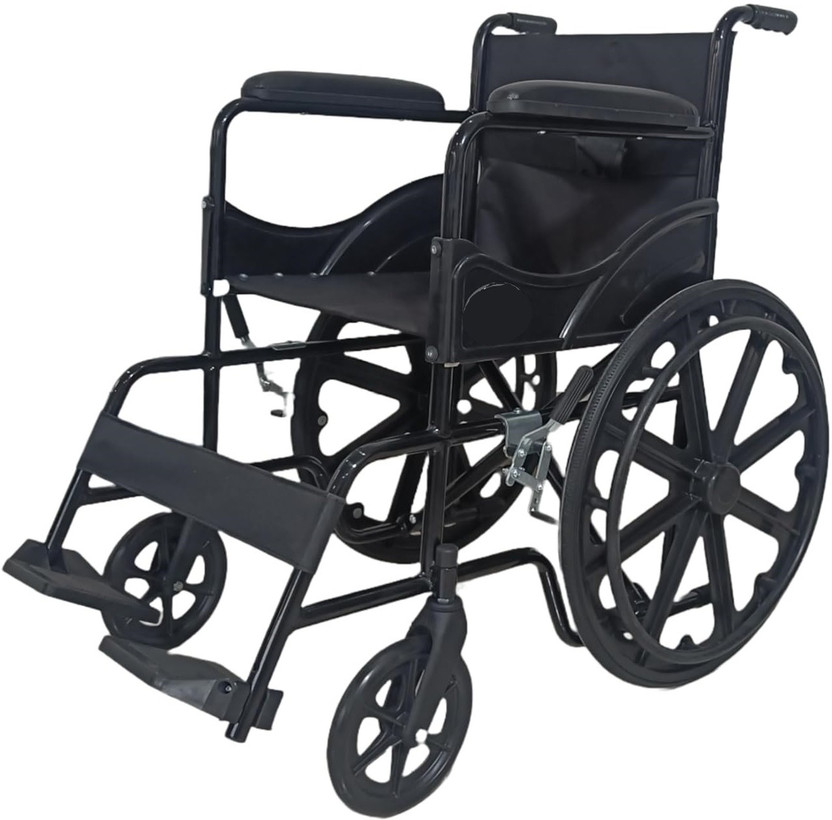 TR Foldable Wheelchair with Adjustable Seat Belt Manual Wheelchair(Self-propelled Wheelchair, Attendant-propelled Wheelchair)