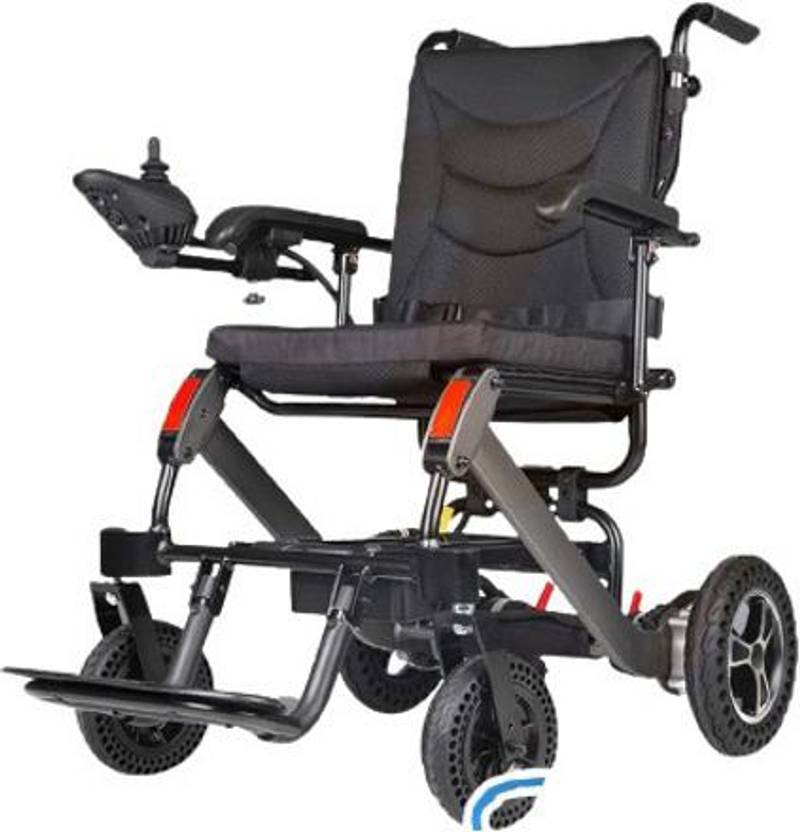 VelvetVeda Ultra Lightweight Power Wheelchair With Seat Belt Motorized