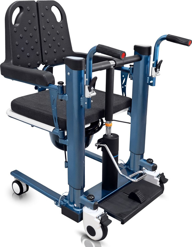 KosmoCare Aluminum Patient Lift & Transfer Wheelchair Manual Wheelchair(Attendant-propelled Wheelchair)