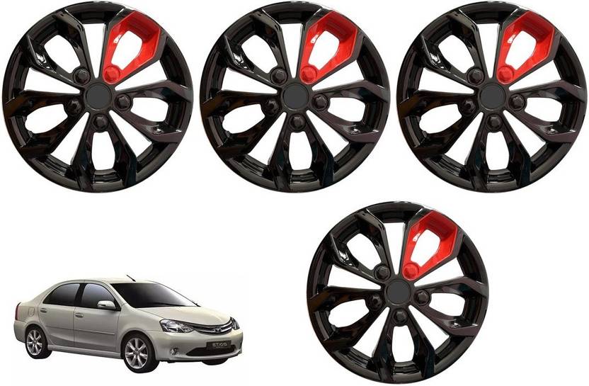 HUDMOZ ETIOS 14 Inches FRS Wheel Caps / Hubcaps Wheel Cover For Toyota