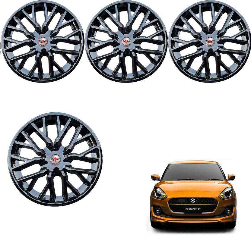 CuboDePlato WC_Phantom_blk_14Inch_New Swift Wheel Cover For Maruti New Swift(14.0 inch)
