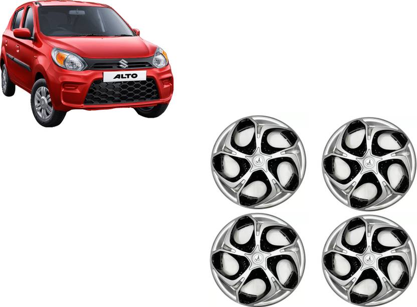 ALPINEZO CAR WHEEL CAP/WHEEL COVER HAWK DCC DEGINE "SILVER_BLACK" 12