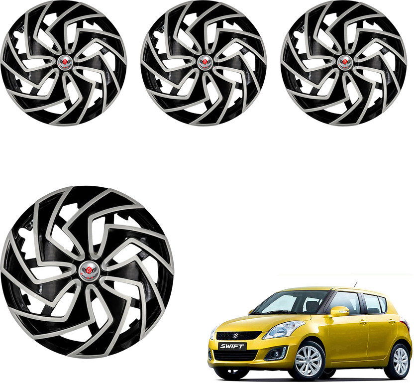 CuboDePlato Car wheelcover/Web_DC_A For Swift VXI Optional/Size-14 Wheel Cover For Maruti Swift VXI Optional(14.0 inch)