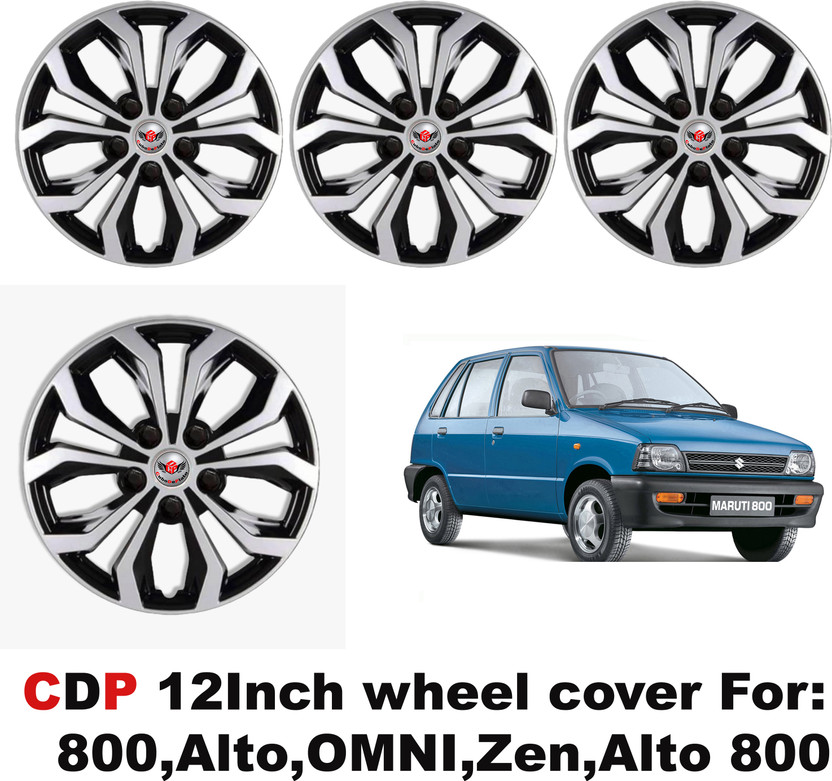 CuboDePlato CDP_furyDc_12Inch_800 Wheel Cover For Maruti 800, Alto, Alto 800, Zen, Omni, Alto 800 LXI, Alto 800 STD(12.0 inch)