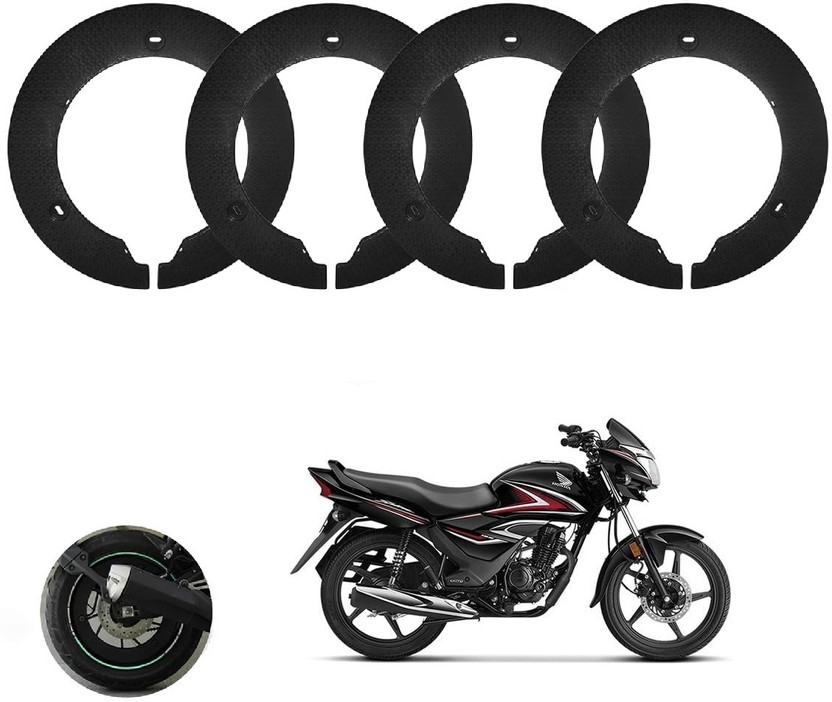 Classy Chic 18 Inch Half Disc Pro Wheel cover Pack of 4 ( Black) For Honda Shine Wheel Cover For NA NA(18.0 inch)