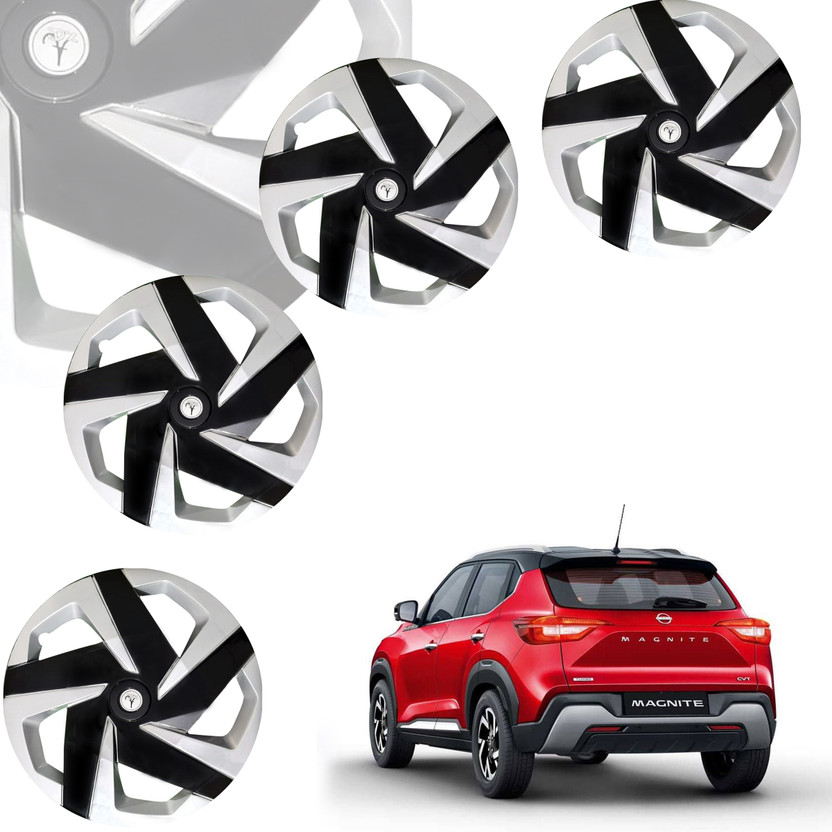 ALPINEZO CAR WHEEL COVER MAGNITE DEGINE"DOUBLE_COLOUR" 16 INCH FOR NISSAN MAGNITE Wheel Cover For NA NA(16.0 inch)