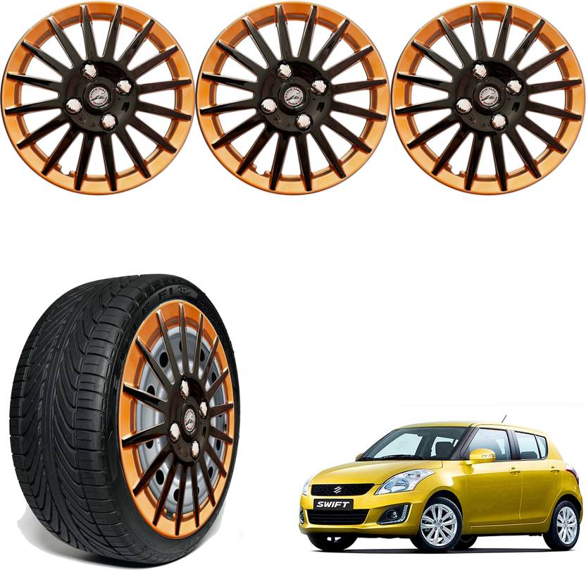 WolkomHome Car accessories Wheel cap, Hub Cap 14 Inch Multi Spike Black