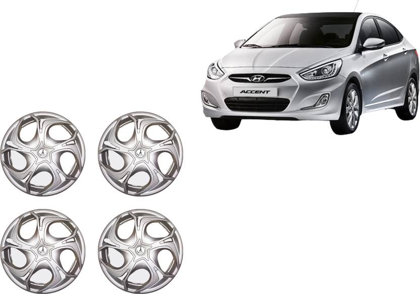 ALPINEZO CAR WHEEL CAP/WHEEL COVER HAWK DEGINE "SILVER_COLOUR" 13 INCH