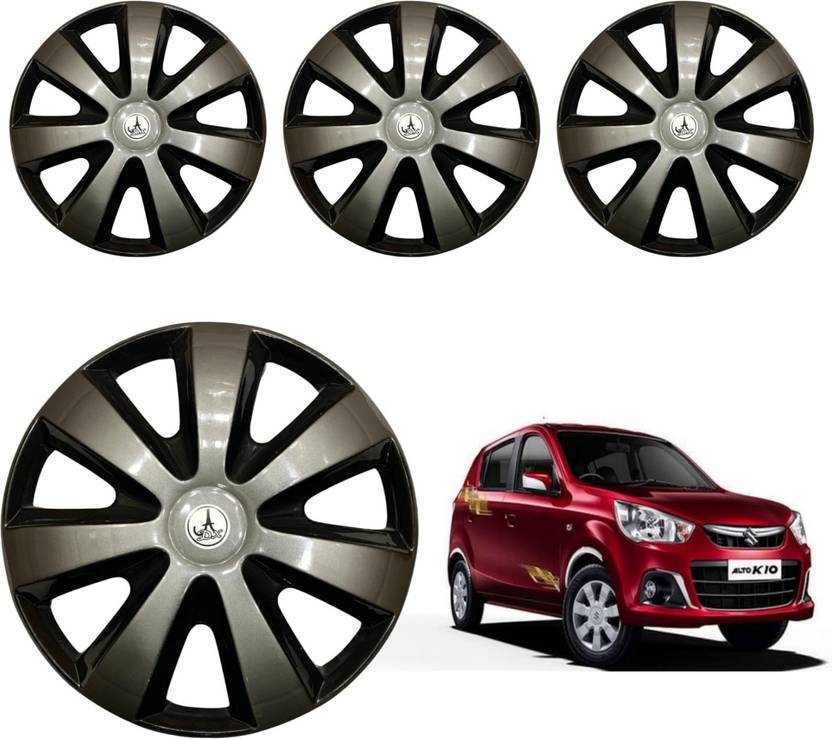 KYZO CAR WHEEL CAP/WHEEL COVER DZIRE DEGINE “GRAY_BLACK” 13 INCHI Wheel