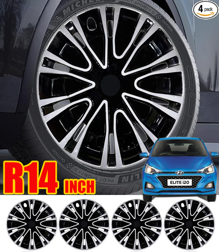 GOLDKARTZ R14 INCH SIZE Wheel Cover Universal for all Cars Wheel Cover For Hyundai i20(14.0 inch)