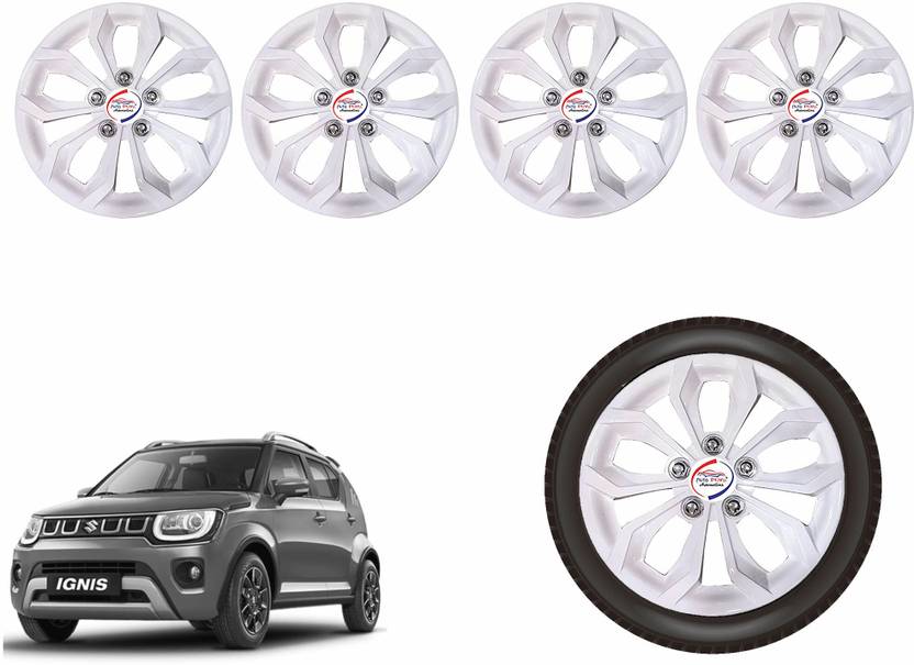 AUTO PEARL White26_R15" Press Type Wheel Hubcap with Retention Ring