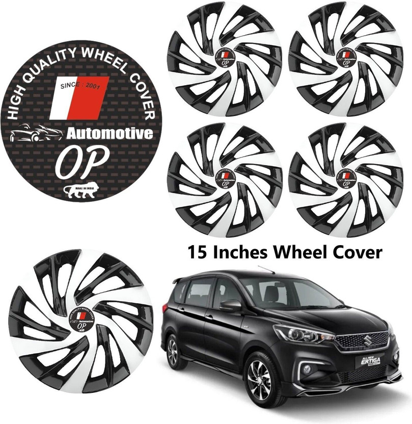 Origin Paradise Silver Black Wheel Cover/Cap Wheel Cover For Maruti Ertiga(15.0 inch)