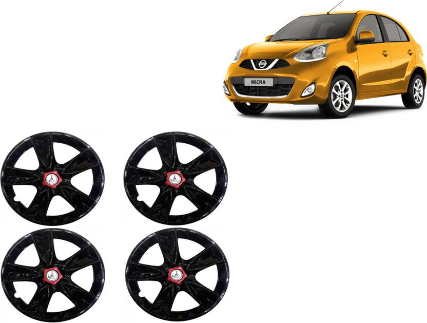 ALPINEZO CAR WHEEL CAP/WHEEL COVER MAPPLE DEGINE "BLACK_AND_MIDDLE_RED