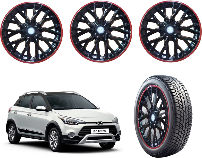 FORSONS Wheel cvr I20 Active white Wheel Cover For Hyundai i20 Active 1.2(5.5 inch)