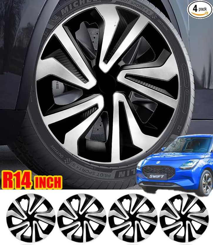 GOLDKARTZ R14 INCH SIZE Wheel Cover Universal for all Cars Wheel Cover For Maruti Swift(14.0 inch)