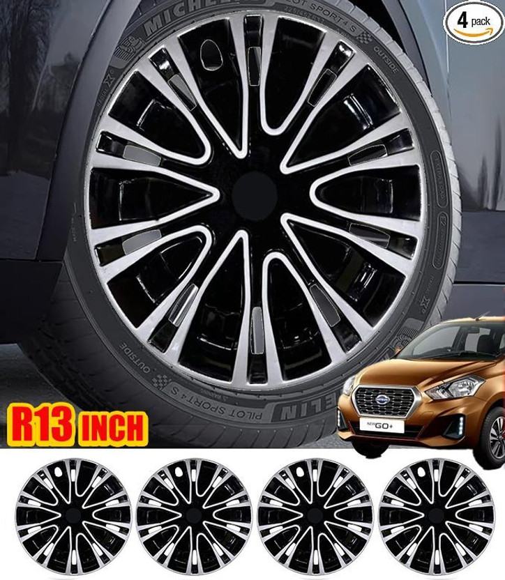 GOLDKARTZ OEM Standerd Wheel Cover Hubcap Universal for Car R13 Inch Wheel Cover For Datsun Go+(13.0 inch)