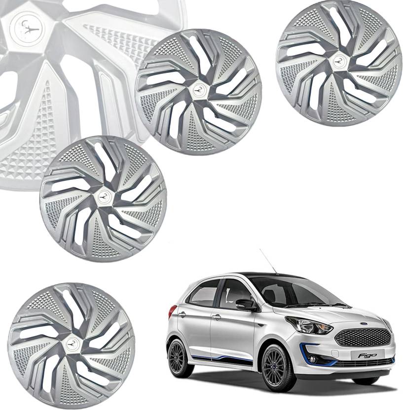 ALPINEZO CAR WHEEL CAP/WHEEL COVER GOOGLY DEGINE "SILVER_COLOUR" 14