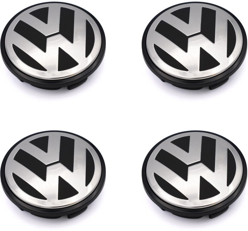 wrrphy Alloy Wheel Cap For Polo (2009 to 2019) / Vento (2010 to 2019) / Ameo 4 pcs Wheel Cover For Volkswagen Polo, Vento, Ameo GT 1.5 TDI Diesel(2.2 inch)