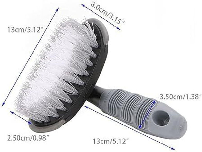 VARIYAENTERPRISE28 Car Tyre Cleaning Brush Scrubber with Antislip Handle 1 ml Wheel Tire Cleaner(Pack of 1)
