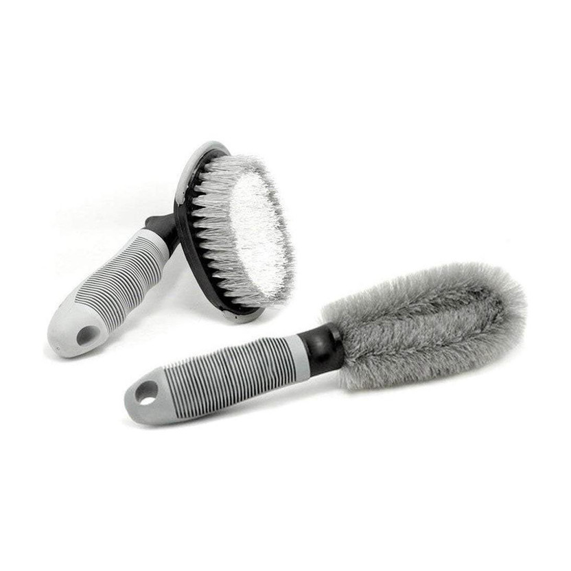 Decozare Decozare Car Wheel and Tyre Cleaning Brush Combo for Alloy Rim Deep Cleaning 10 ml Wheel Tire Cleaner(Pack of 2) - Flipkart Deal