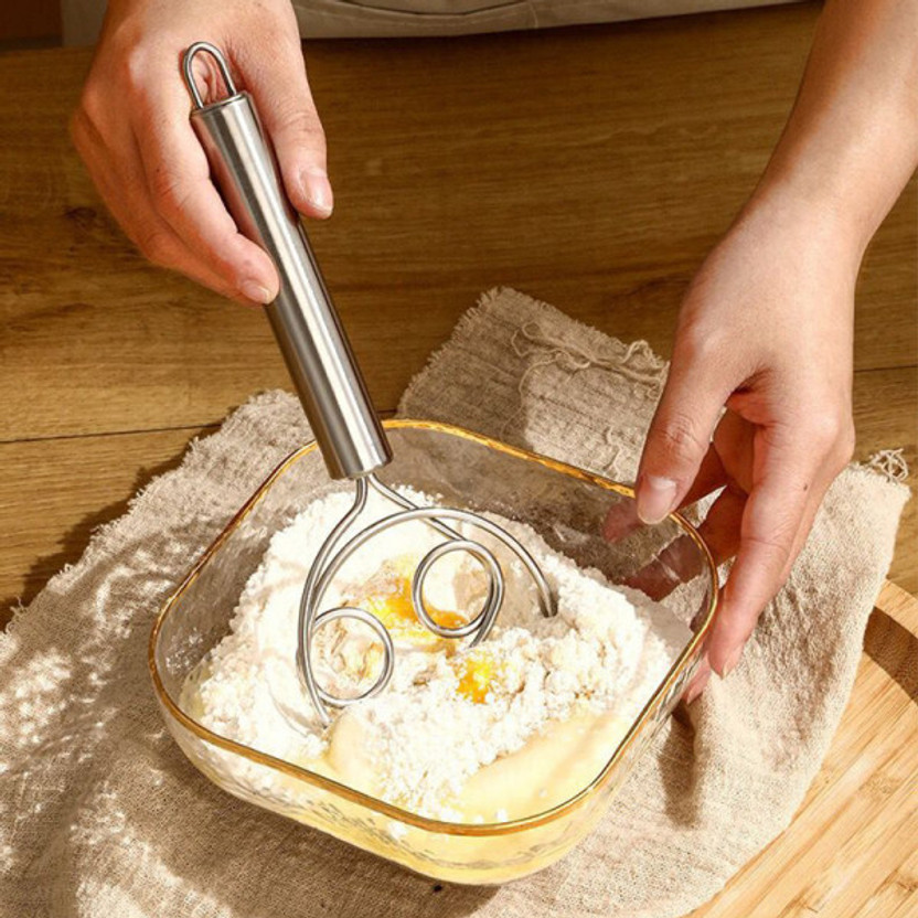 Asquare Stainless Steel Flat Whisk