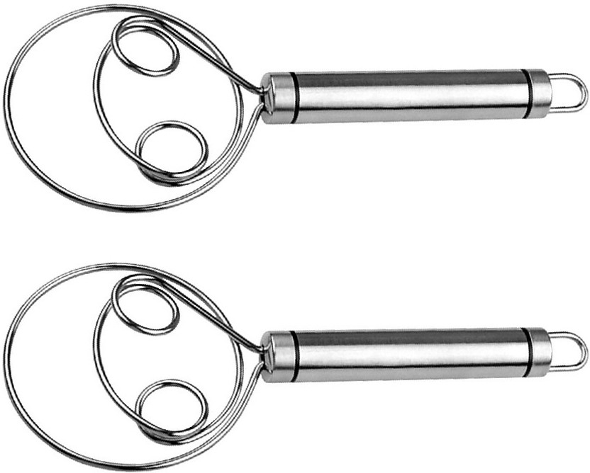 ActrovaX ActrovaX Baking Accessories Dough Whisk Tool Stainless Steel Coil Whisk(Pack of 2) - Flipkart Deal
