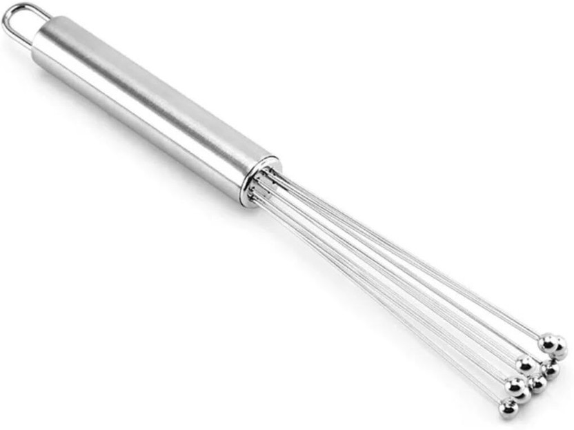Digital Digital Shoppy Stainless Steel Ball Whisk, Silver, 23.5 cm Length, for Eggs, Batters, Sauces Stainless Steel Ball Whisk - Flipkart Deal