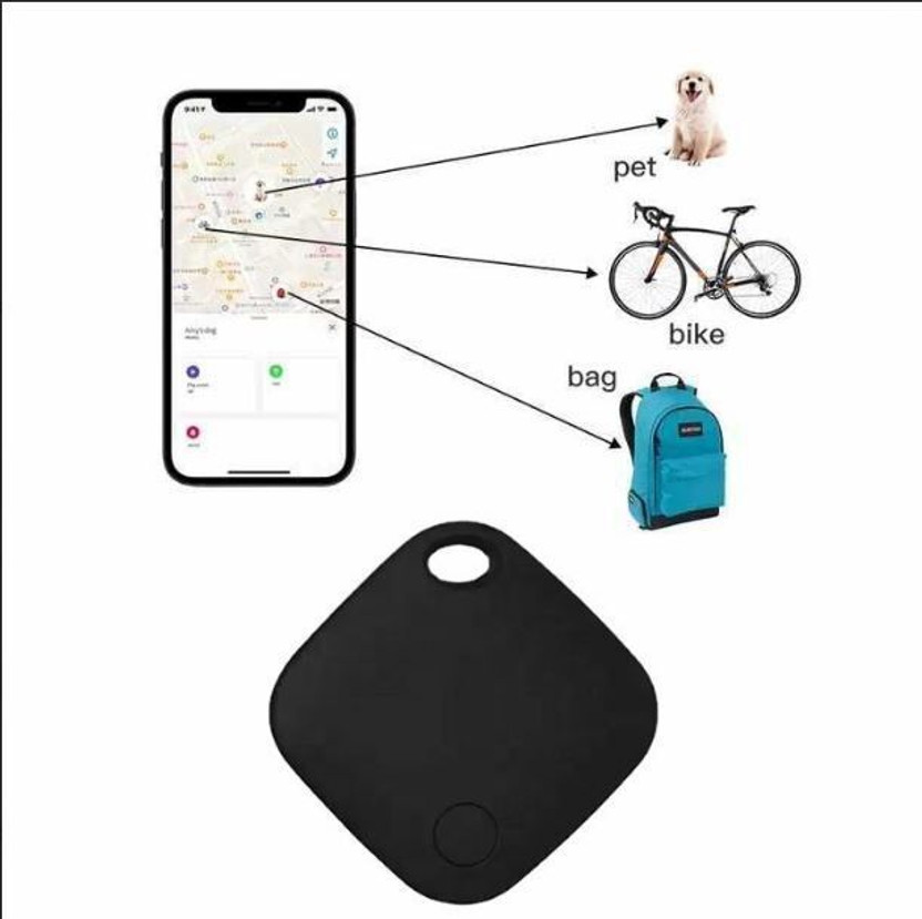 67 stores AirTag Key Finder, Secure Tracker for Pet Collars, Bags, Kids & Valuables Dog Whistle(Black, Pack of 1)