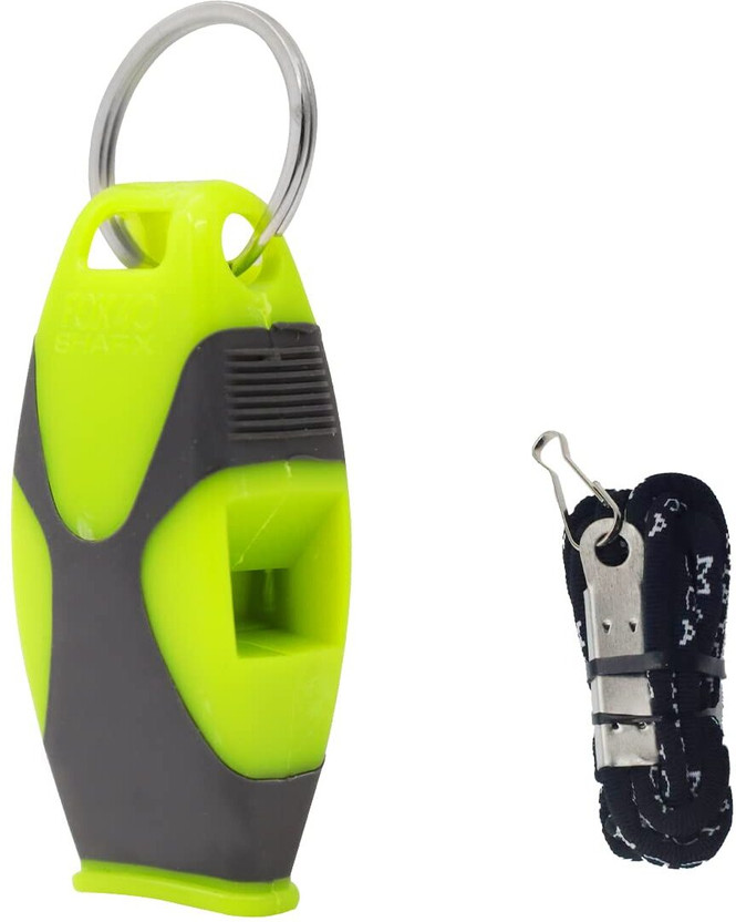 ArrowMax Sports Whistle Referee,Coaches,Sports,Life Guard,Self Defense,Survival Pealess Whistle(Green, Pack of 1)
