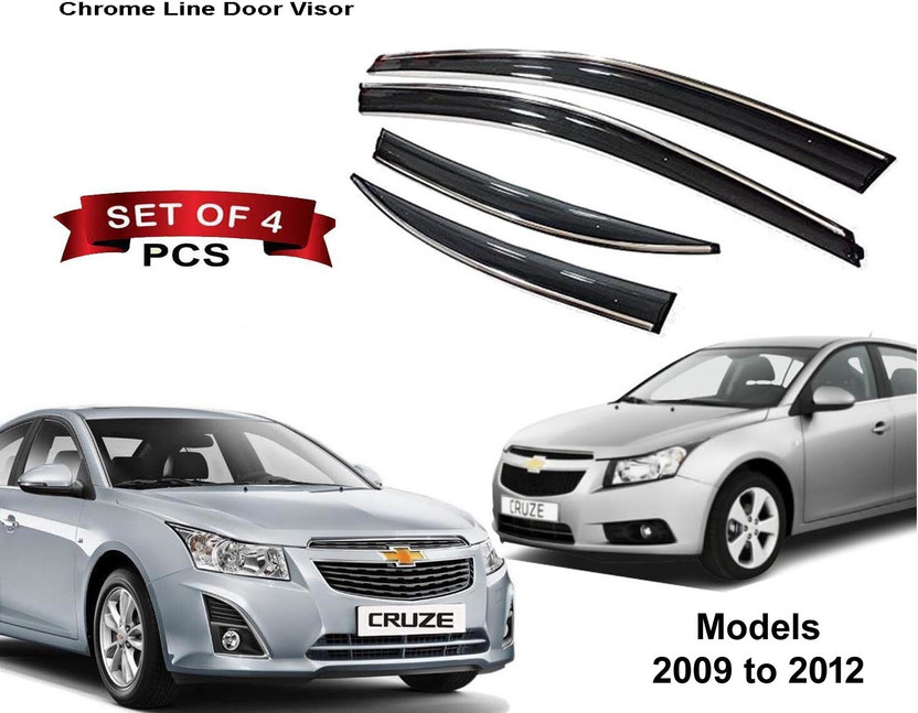 SBSTORE For Convertibles Front, Rear Wind Deflector(Tinted Chevrolet Cruze)