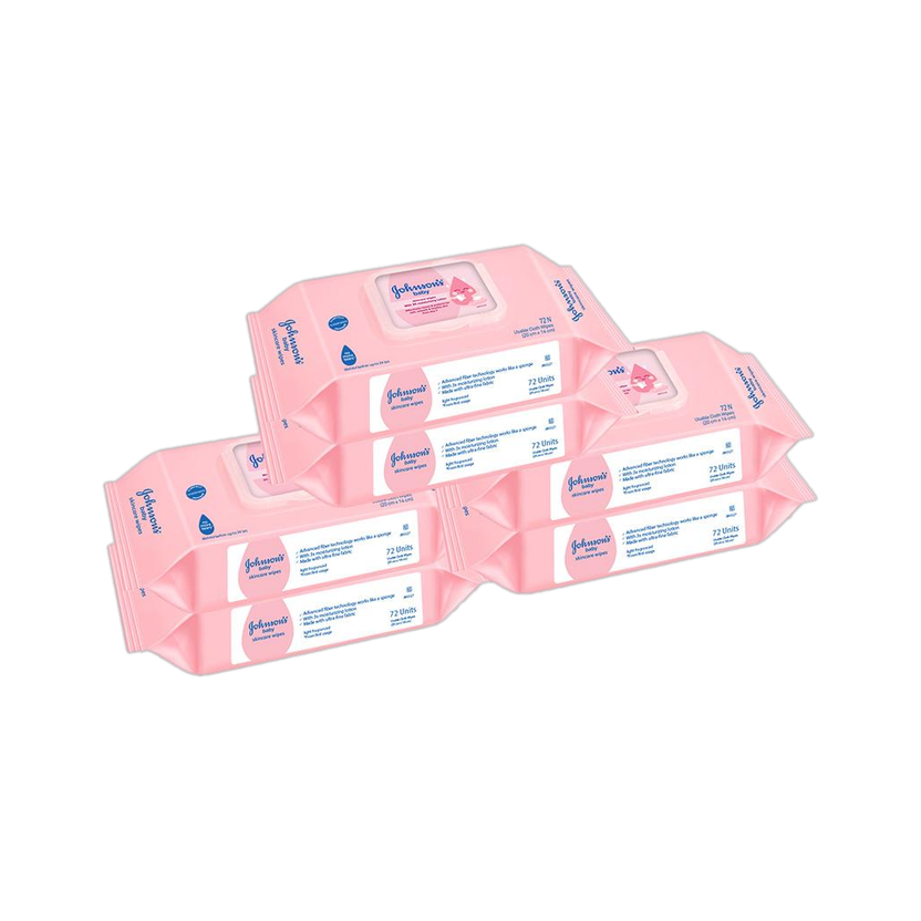 JOHNSON'S Wet Wipes | No Alcohol & Soap | 3x Moisturizing Lotion | Prevents Rash & Redness(432 Wipes)