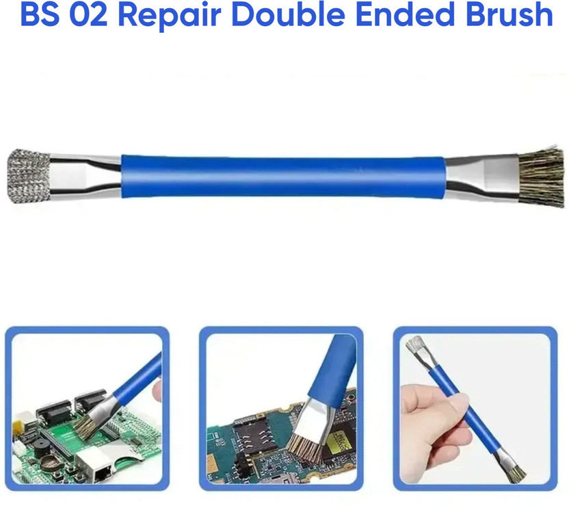 AKT Bs-02 Brush Double Sided Cleaning Brush 3pcs Combo Offer Cordless Cleaning Brush(Pack of 1)