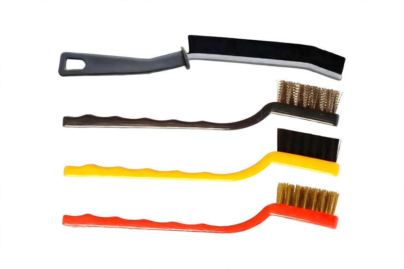Hemshail Heavy Duty Metal Wire Brush for Rust, Paint, and Weld Scale Removal Cylinder Brush(Pack of 4)