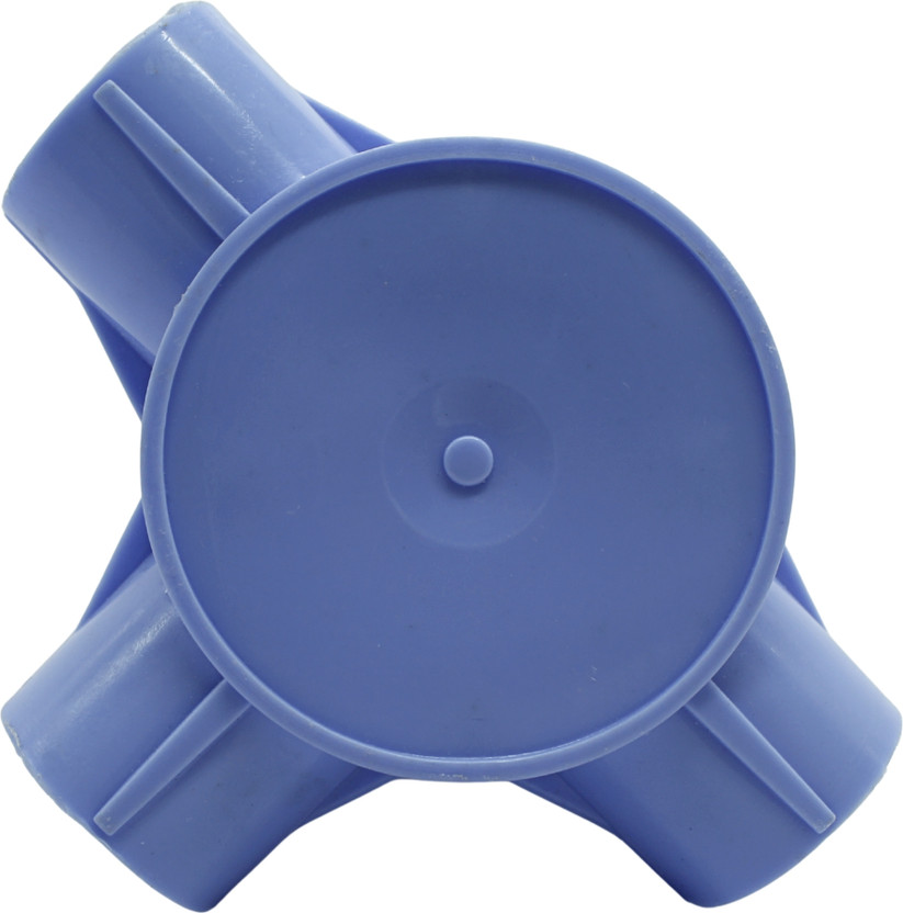 kisan PVC Conduit Depth Box 25mm 3-Way Blue_(Pack of 12) Depth Box Wire Connector(Blue, Pack of 12)