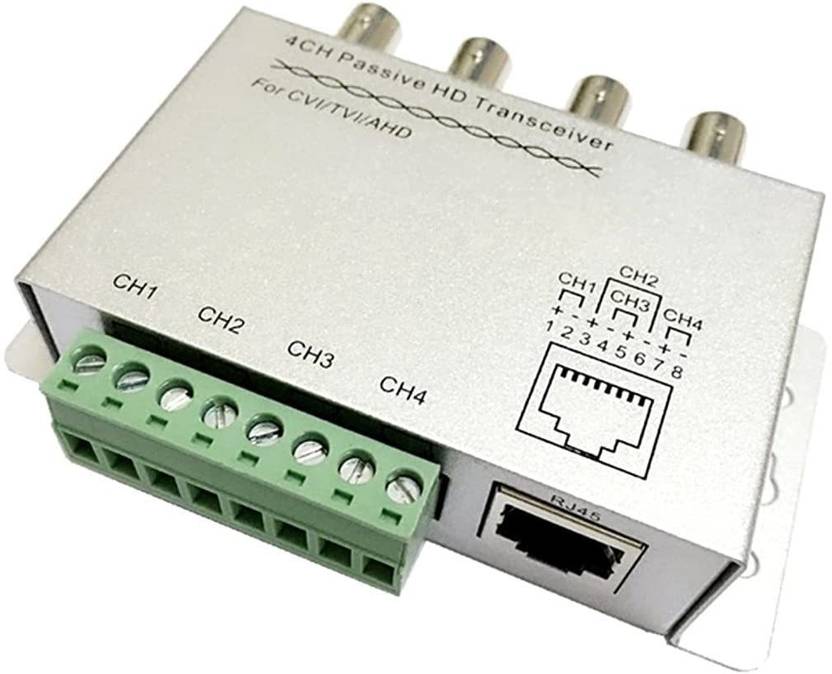 Shoptix 4CH UTP 720P/1080P HD Passive Video Balun Transceiver