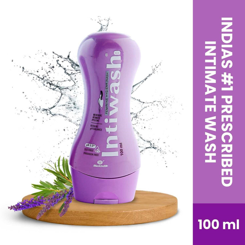 Intiwash Intimate wash hygiene wash for women prevents itching, pain, odour pack of 5 Intimate Wash(500 ml)